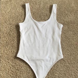 white abercrombie and fitch bodysuit